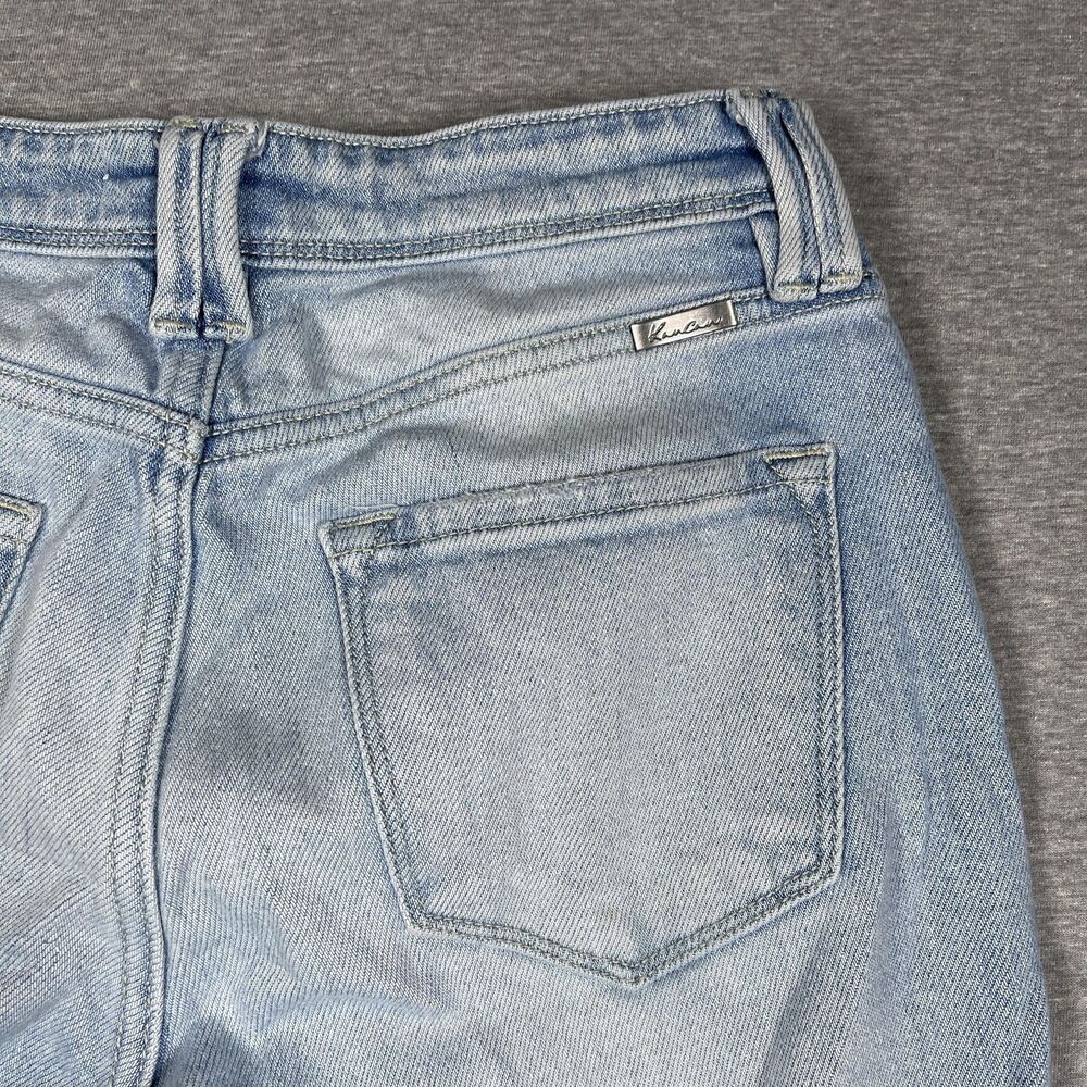 KanCan Jeans Womens 5/26 Blue Flared Mid Rise Light Wash Denim Y2K - Picture 7 of 10